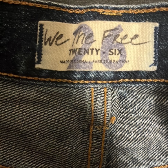 Free People denim cutoff shorts - Picture 3 of 3